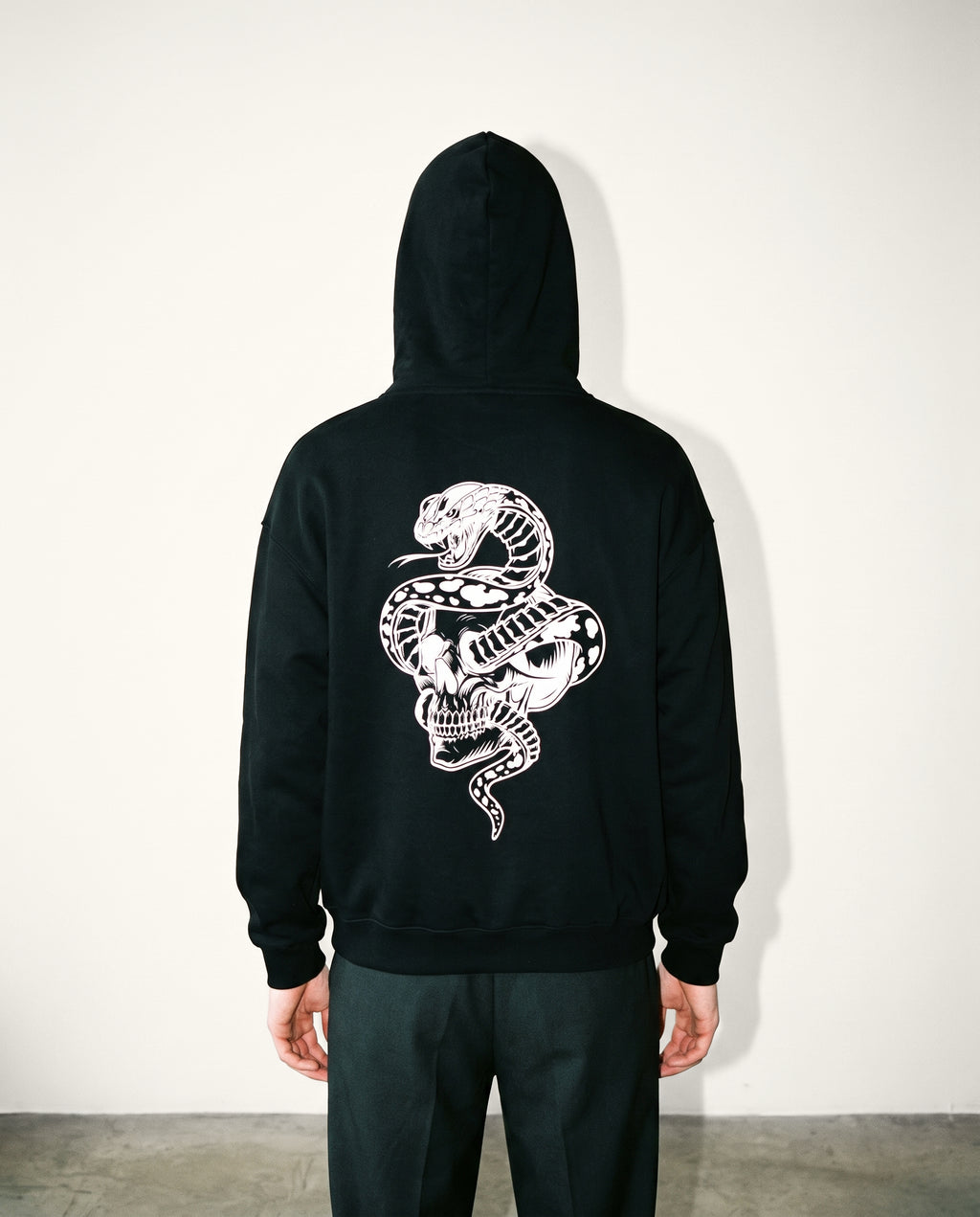 Classic Logo Oversized Fleece Hoodie