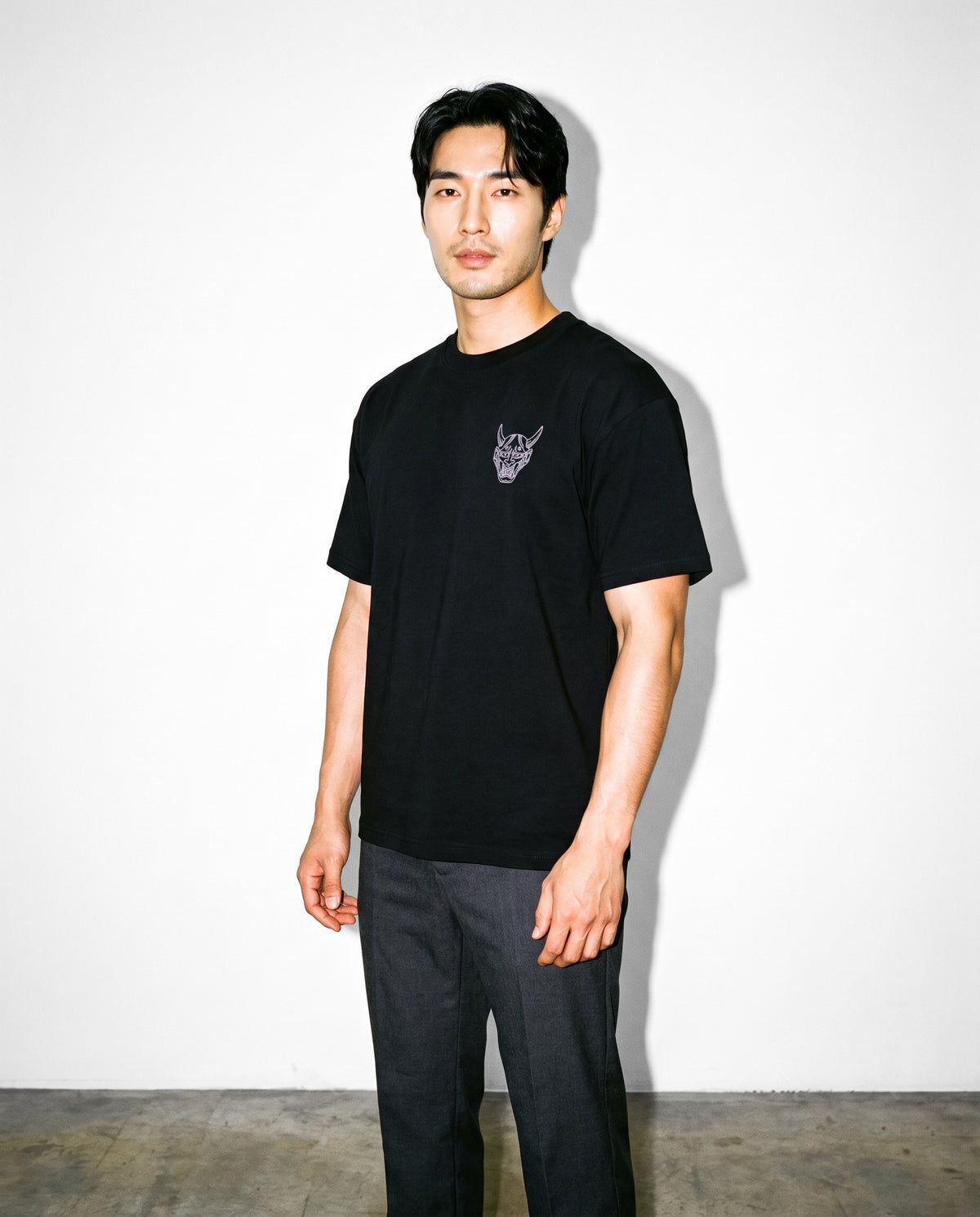 Oni Mask Unisex Oversized Tee
