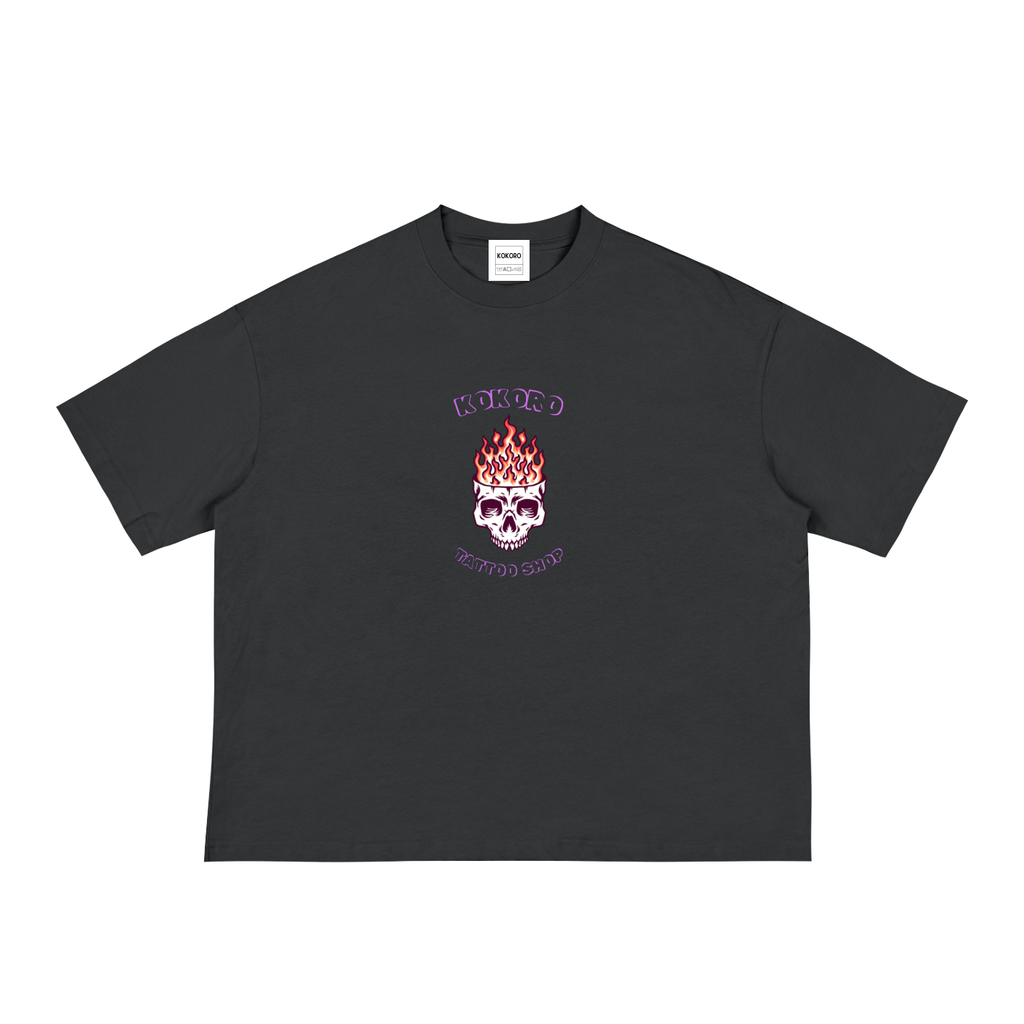 Flame Brain Vintage Wash Boxy T-Shirt