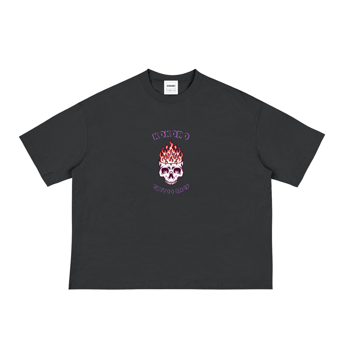 Flame Brain Vintage Wash Boxy T-Shirt