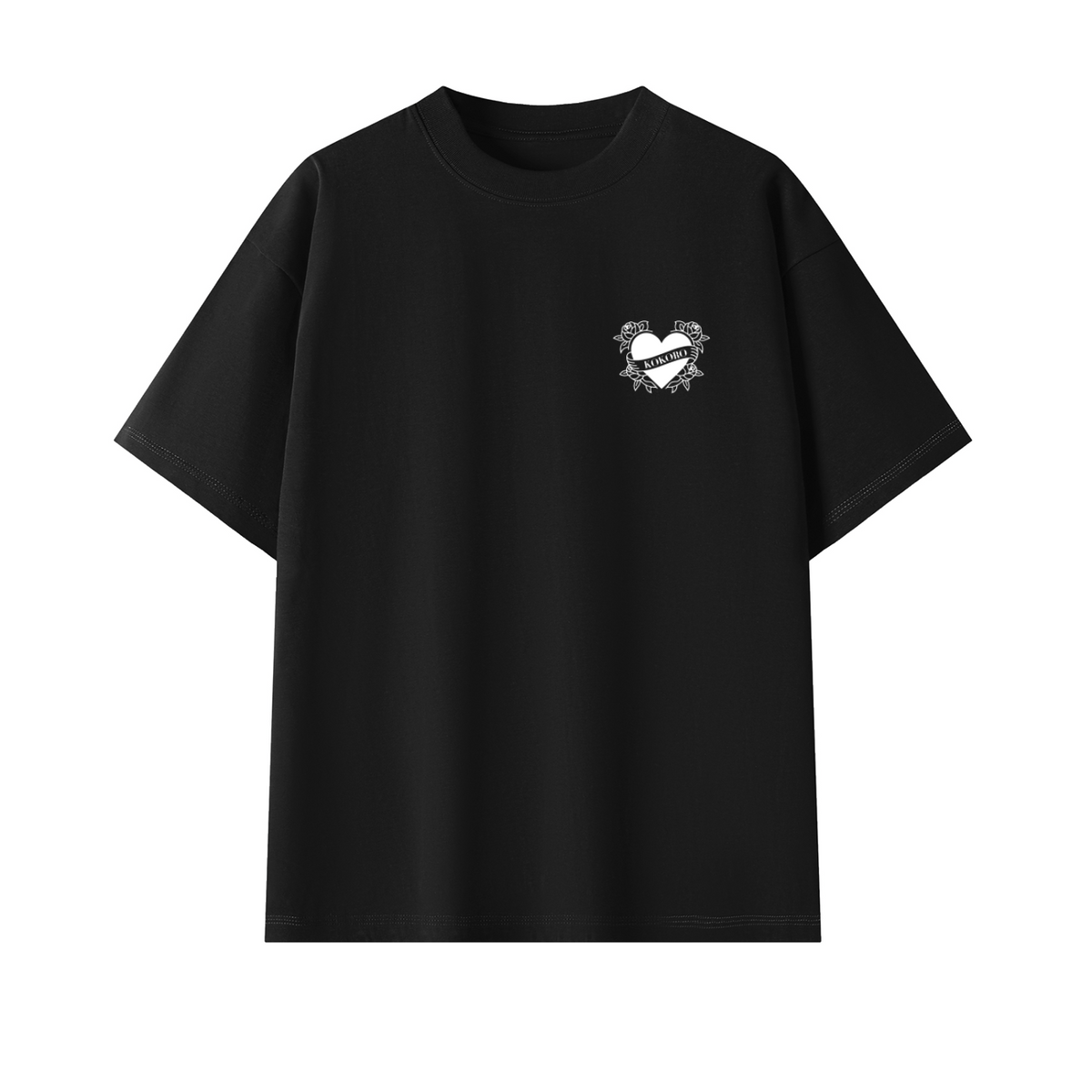 Heart Logo Unisex Oversized Tee