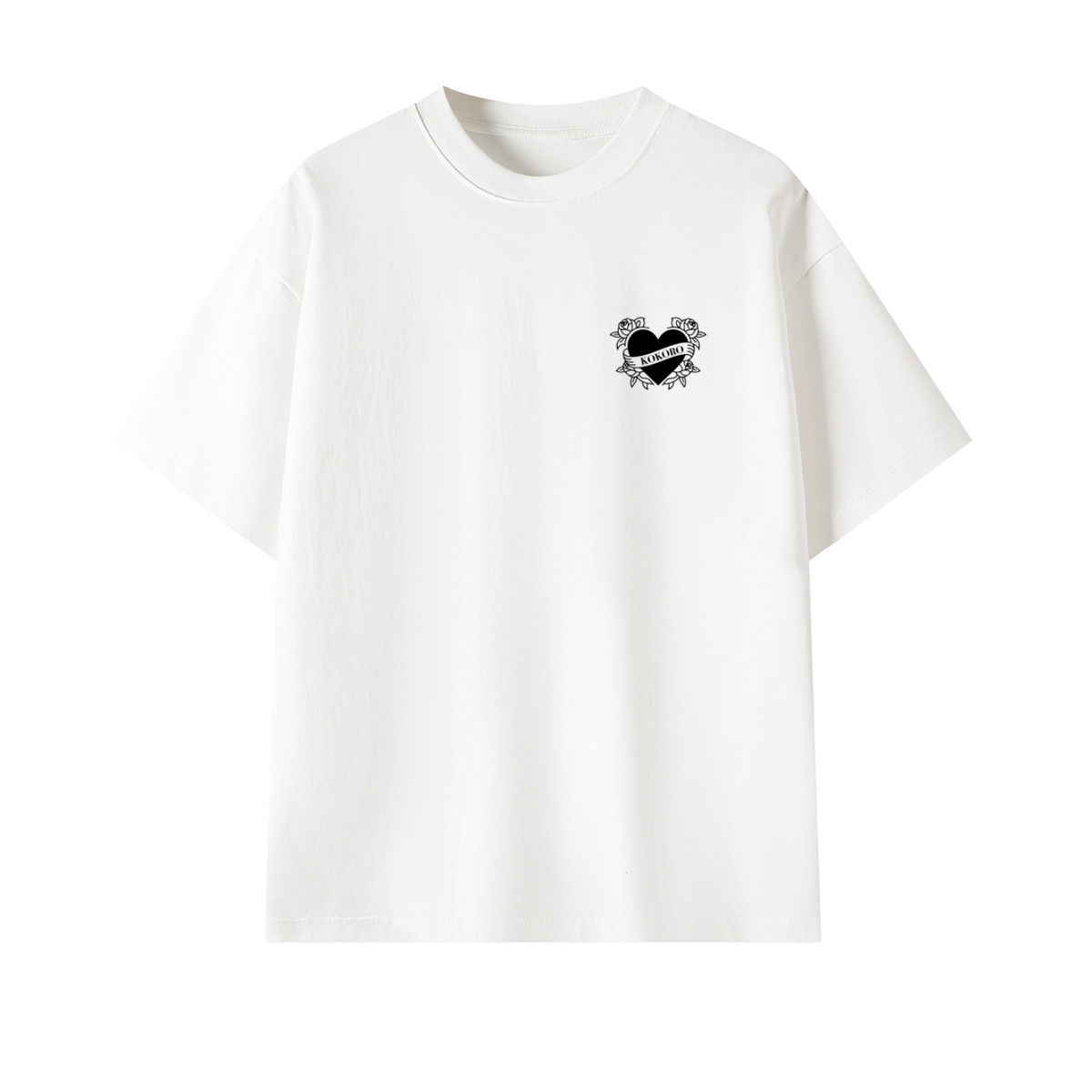 Heart Logo Unisex Oversized Tee