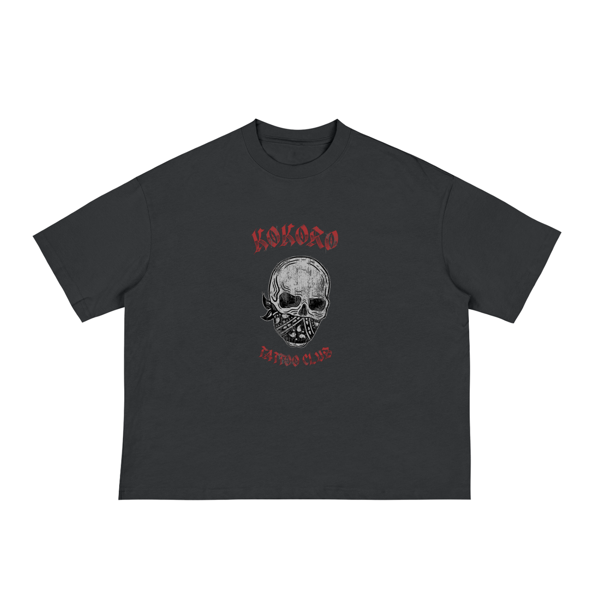 Kokoro Tattoo Club Vintage Wash Boxy T-Shirt