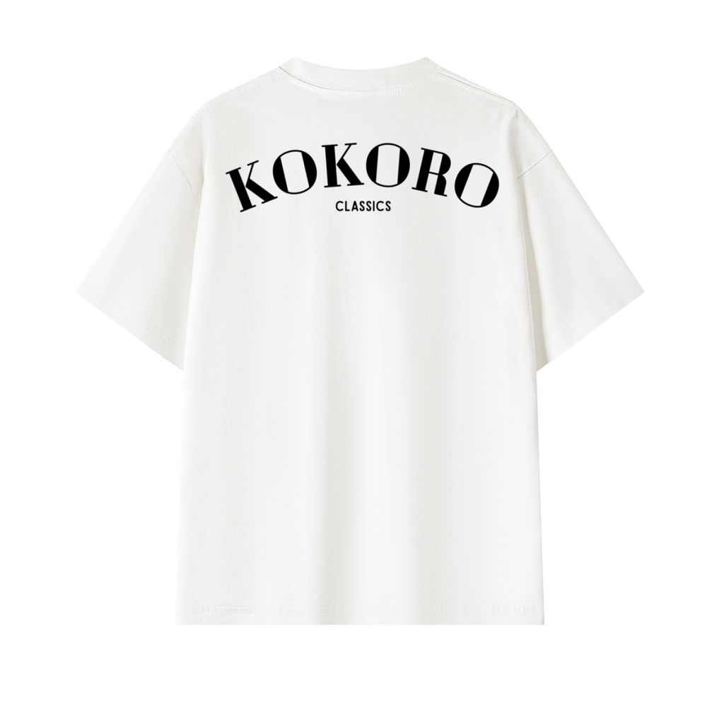 Snake Back Logo Unisex Oversized Tee